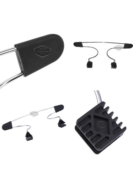 Oto Koltuk Arkası Elbise Askılığı Ceket Askısı Krom Metal Araç Içi Askılık Kaydırmaz Yüzeyli Kıyafet Askısı ONP183 fırsatları