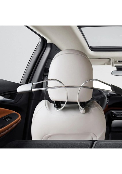 Oto Koltuk Arkası Elbise Askılığı Ceket Askısı Krom Metal Araç Içi Askılık Kaydırmaz Yüzeyli Kıyafet Askısı ONP183