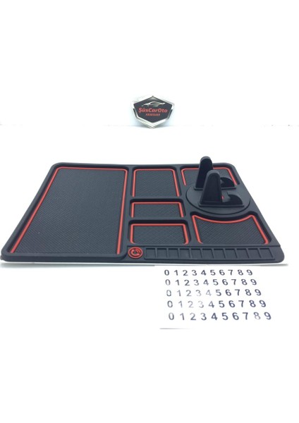 Vakumlu Numaratörlü ve Telefon Tutucu Mucize Kaydırmaz Ped Yeni Nesil