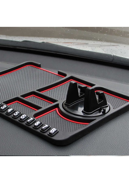 Vakumlu Numaratörlü ve Telefon Tutucu Mucize Kaydırmaz Ped Yeni Nesil