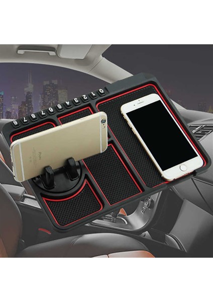 Vakumlu Numaratörlü ve Telefon Tutucu Mucize Kaydırmaz Ped Yeni Nesil