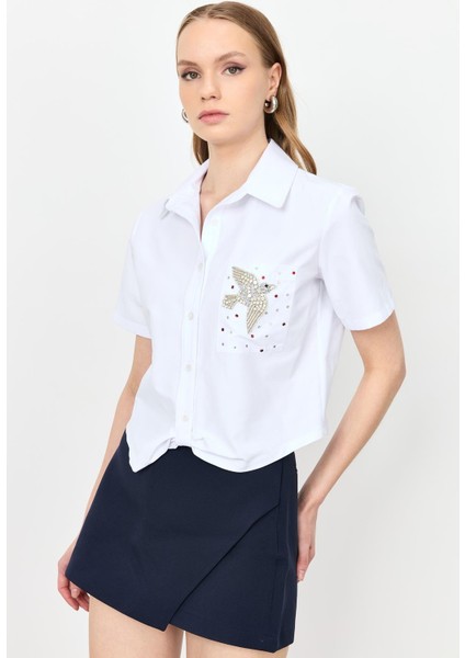 Taş Işleme Kuş Figürlü Gömlek-Kemık fiyatları