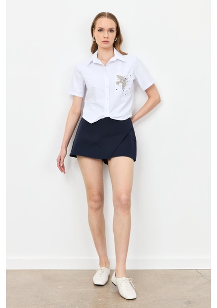 Taş Işleme Kuş Figürlü Gömlek-Kemık