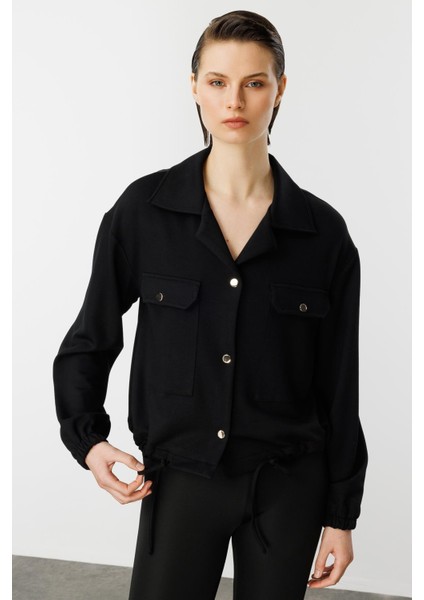 Cep Detaylı Spor Ceket-Siyah fiyatları