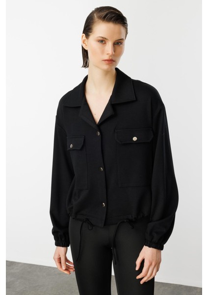 Cep Detaylı Spor Ceket-Siyah modelleri