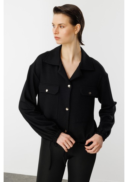 Cep Detaylı Spor Ceket-Siyah fırsatları