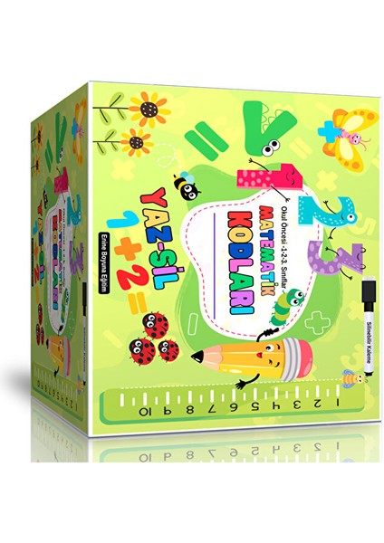 Matematiğin Kodları Yaz-Sil Eğitim Seti (3-10 Yaş)