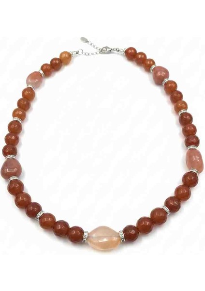 Akik Taşlı Doğaltaş Kolye fiyatları