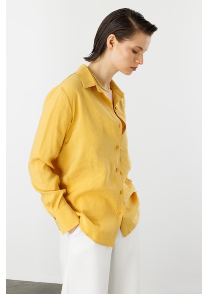 Pamuklu Gömlek-Safran