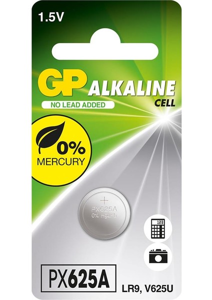 Gp GPPX625A-2C1 Alkalin Tekli Blister Lr9 Araç Kumanda Pili