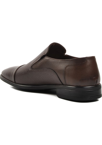 Kahve Hakiki Deri Erkek Klasik Ayakkabı fırsatları