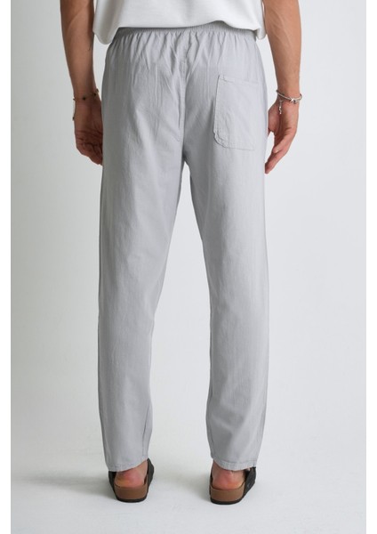 Erkek Büyük Beden %100 Pamuk Keten Görünümlü Pantolon E206-13 fırsatları