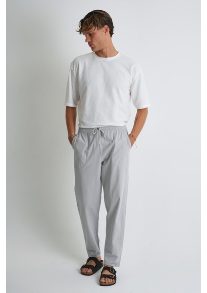 Erkek Büyük Beden %100 Pamuk Keten Görünümlü Pantolon E206-13 indirimleri