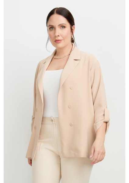 Büyük Beden Linda Ceket-Vizon modelleri