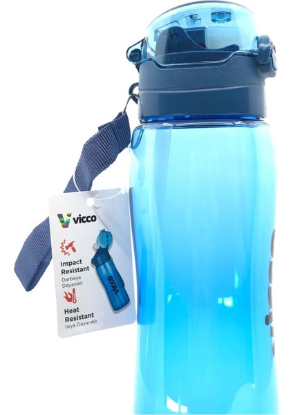 Su Matarası Kilitli Kapak Tritan Matara Suluk 750 ml Mavi modelleri