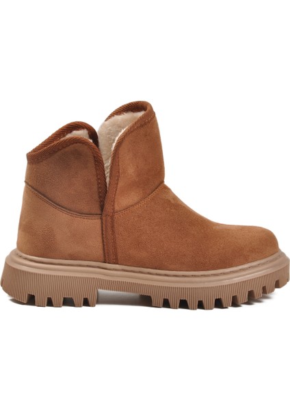 Taba Süet Içi Kürklü Soğuğa Dirençli Kaymaz Kadın Bot 548038 Z fiyatları