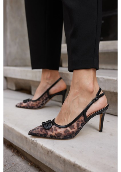 Toronto Kadin Bej Leoapar Detay Topuklu Ayakkabi indirimleri