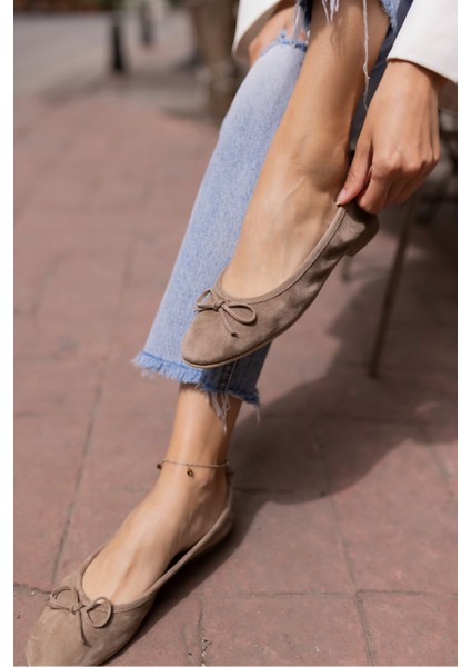 Campo Kadın Bej Leopar Gercek Deri Pisi Babet fiyatları