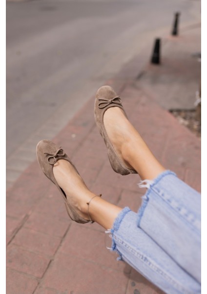 Campo Kadın Bej Leopar Gercek Deri Pisi Babet indirimleri