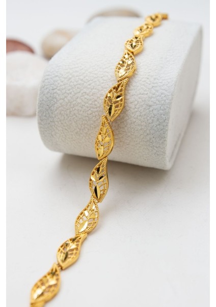 22 Ayar Defne Kadın Altın Bileklik XQBL462