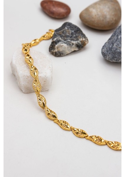 22 Ayar Defne Kadın Altın Bileklik XQBL462 modelleri