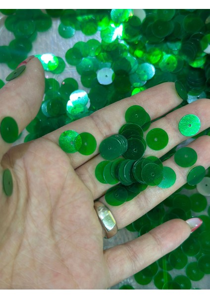 Yeşil Delikli 20 gr 1 cm Oya Yazma Pul Payet fiyatları