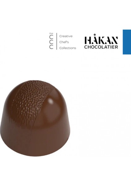 Polikarbon Yuvarlak Bonbon Çikolata Kalıbı CM-3406 12.4 gr