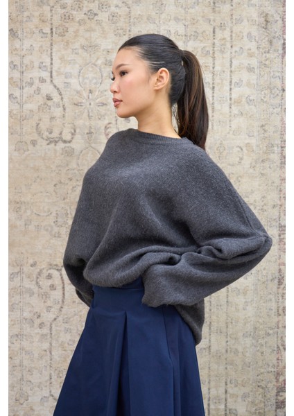 Gri Salaş Triko Kazak fırsatları