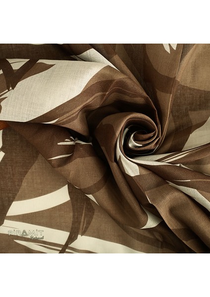 Naturel Eşarp | Çizgisel Papatya fiyatları