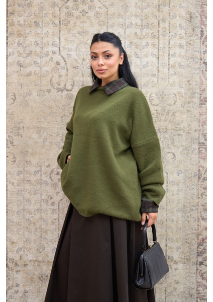 Haki Salaş Triko Kazak