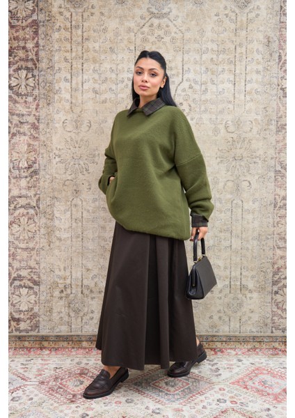 Haki Salaş Triko Kazak