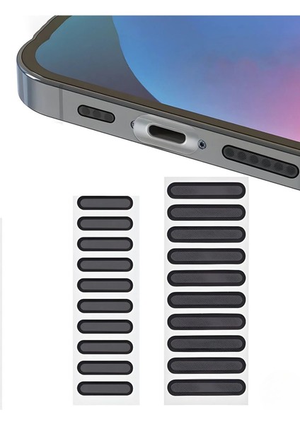 20 Adet Cep Telefonu Hoparlör Için Toz Önleyici Sticker, Apple Hoparlör Koruyucu Sticker