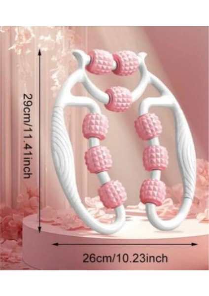 9 Tekerlekli Masaj Aleti Selülit Lenf Drenaj Rulosu indirimleri