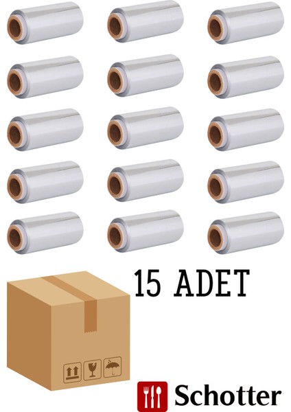 Alüminyum Röfle Ombre Kuaför Folyo – 15 cm x 50 M (15’li Koli)