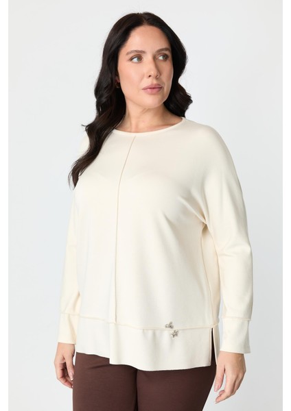 Büyük Beden Modal Bluz-Kemık modelleri