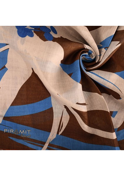 Naturel Eşarp | Çizgisel Papatya fiyatları