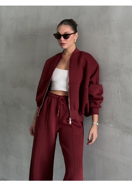 Bordo Nora Eşofman Takımı - 8001 fiyatları