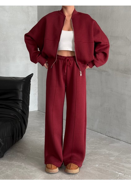 Bordo Nora Eşofman Takımı - 8001 indirimleri