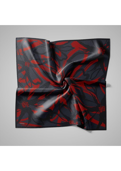 Naturel Eşarp | Çizgisel Papatya