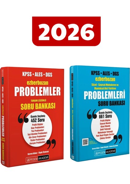 2026 Pegem Problemler Seti