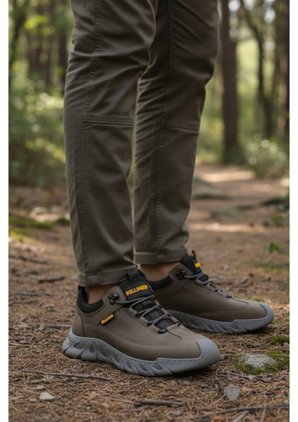 Gri Nubuk hakiki Deri Erkek Casual Ayakkabı 240003 M modelleri