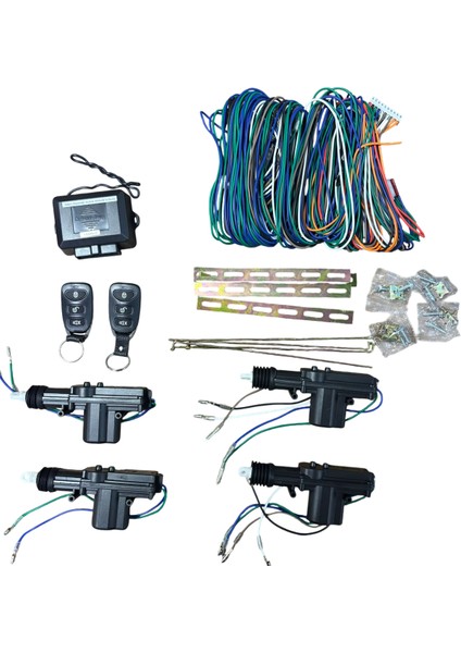 Merkezi Kilit Motoru Seti Uzaktan Kumandalı 12V modelleri