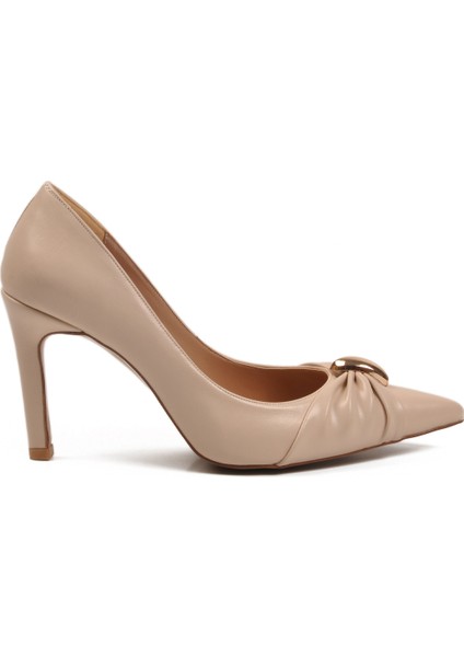Bej Cilt Kadın Ince Uzun Topuklu Ayakkabı 575033 Z fiyatları