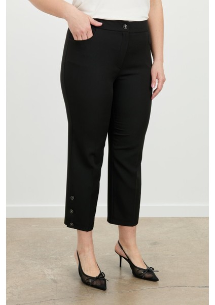 Büyük Beden Hürrem Pantolon-Siyah