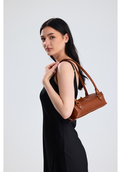 Olivra Taba Toka Detaylı Mini Kadın Omuz, Kol ve El Çantası indirimleri