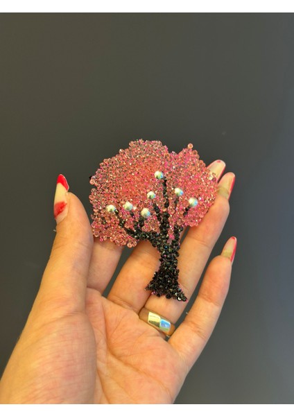 Ütü Ile Yapışan Taşlı Ağaç Arma Dikiş Aksesuarı 8x7 cm modelleri