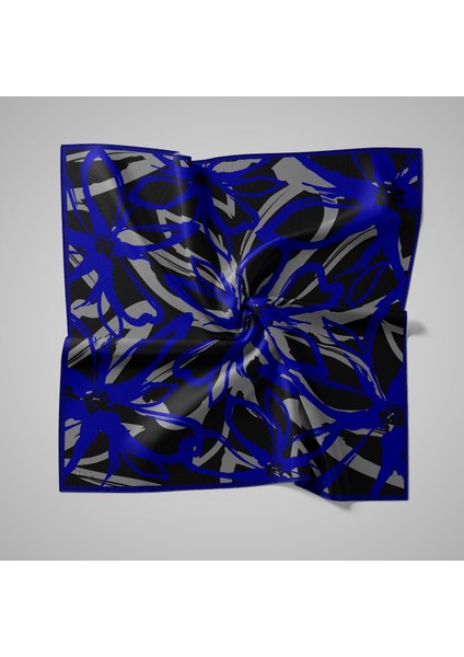 Naturel Eşarp | Çizgisel Papatya