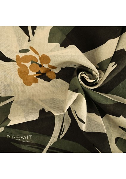 Naturel Eşarp | Çizgisel Papatya fiyatları