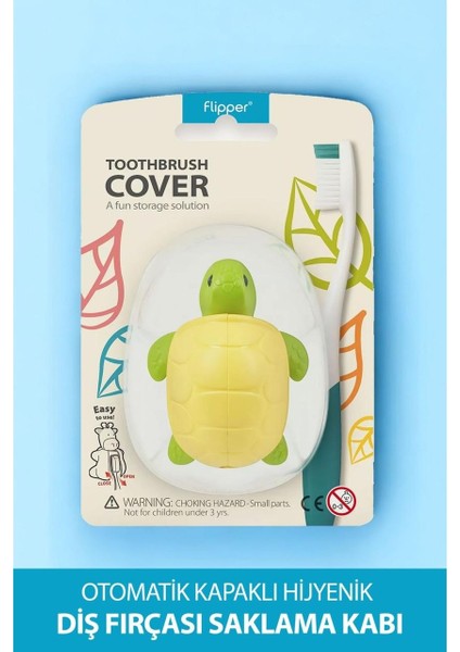 R.o.c.s Flipper Hijyenik Diş Fırçası Kabı Kaplumbağa modelleri