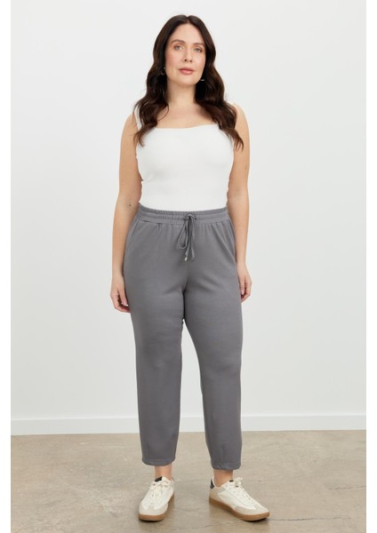 Büyük Beden Eşofman Pantolon-K.gri modelleri